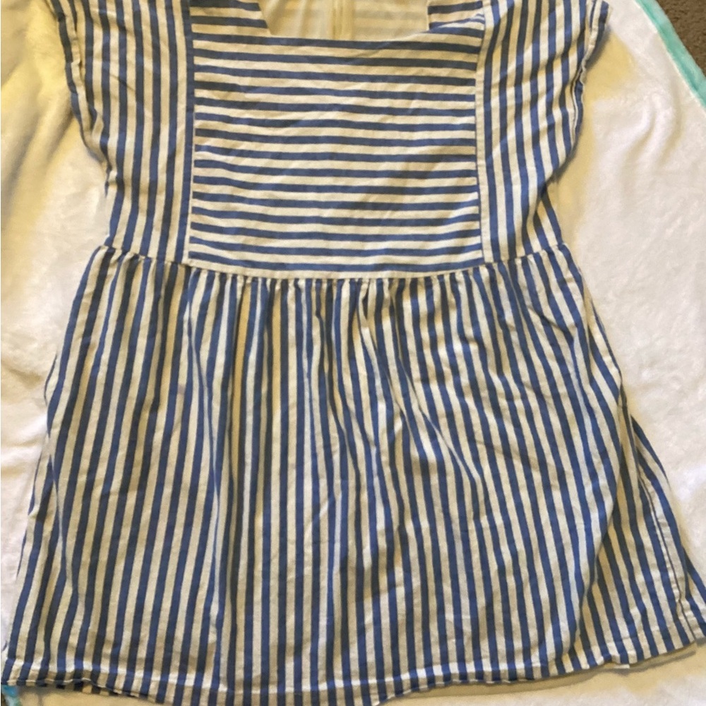 Listicle Classic Blue and White Stripped Dress
